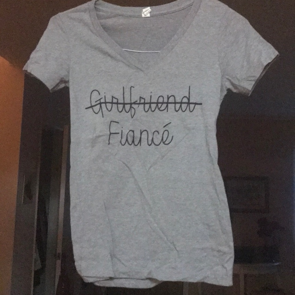 Fiancé short sleeved v neck top NWOT